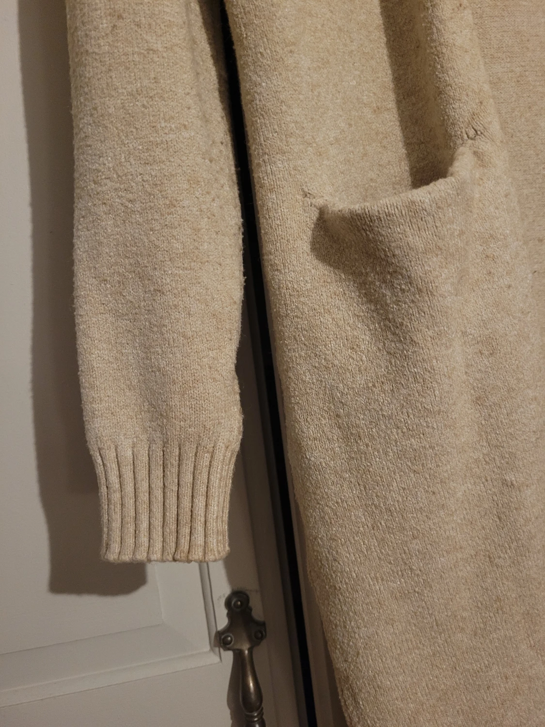 Beige lång kofta från Vila XS - 2