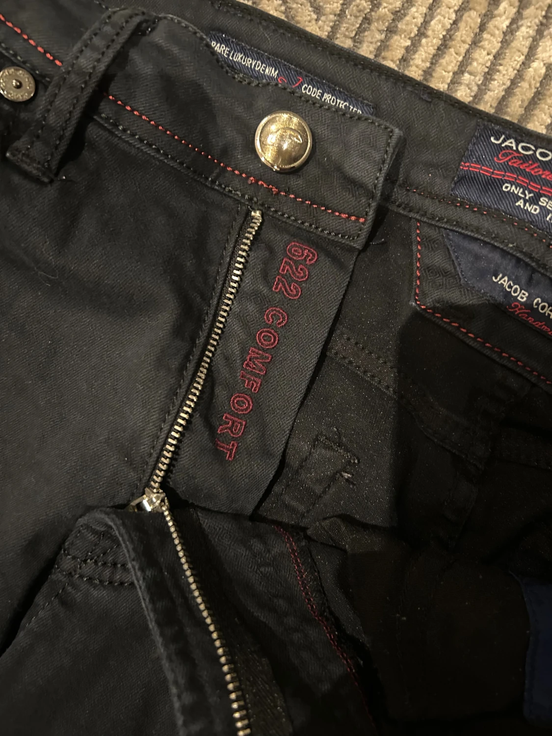 Svarta Jacob Cohen 622 Comfort jeans - 3