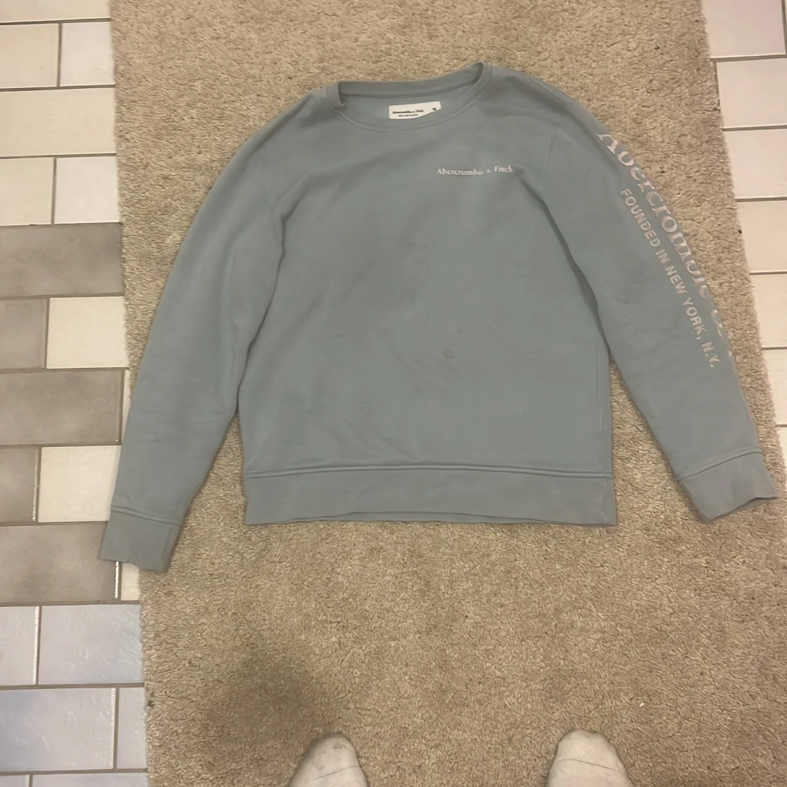 Blå sweatshirt från Abercrombie & Fitch - 1