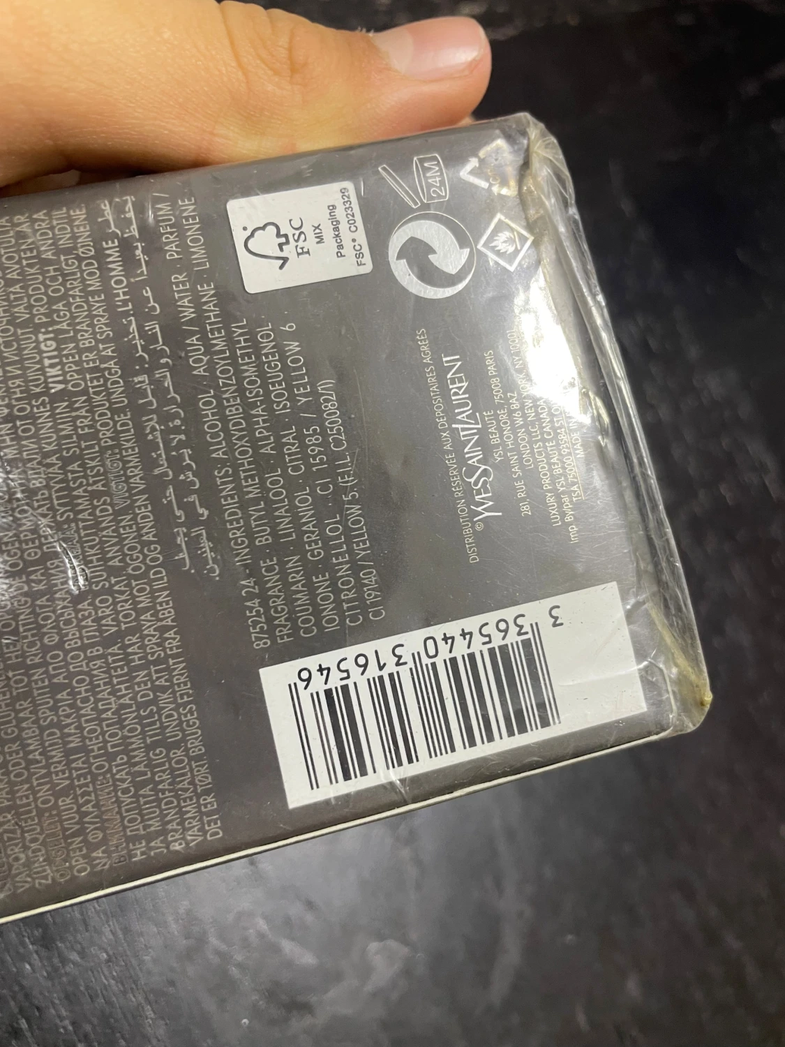 YSL L'Homme Eau de Toilette 60ml - 4