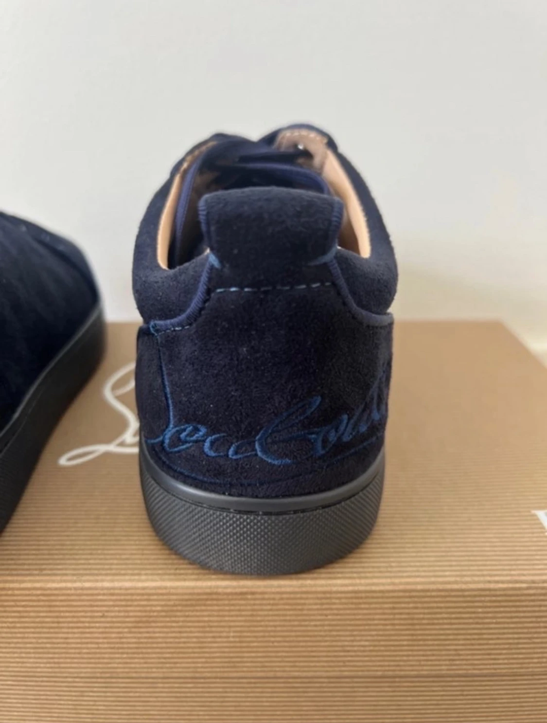 Mörkblå sneakers från Christian Louboutin - 3