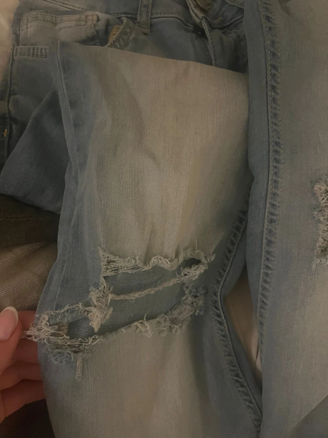 Ljusblå bootcut jeans från Nelly - 2