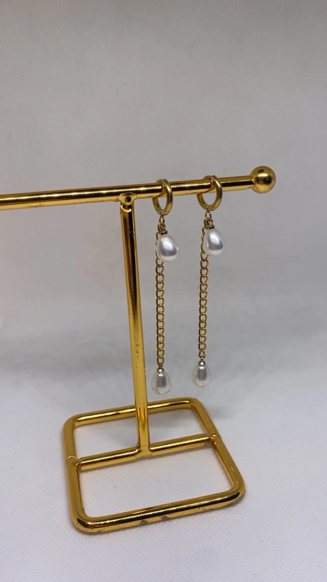 The long pearl earrings🤍✨