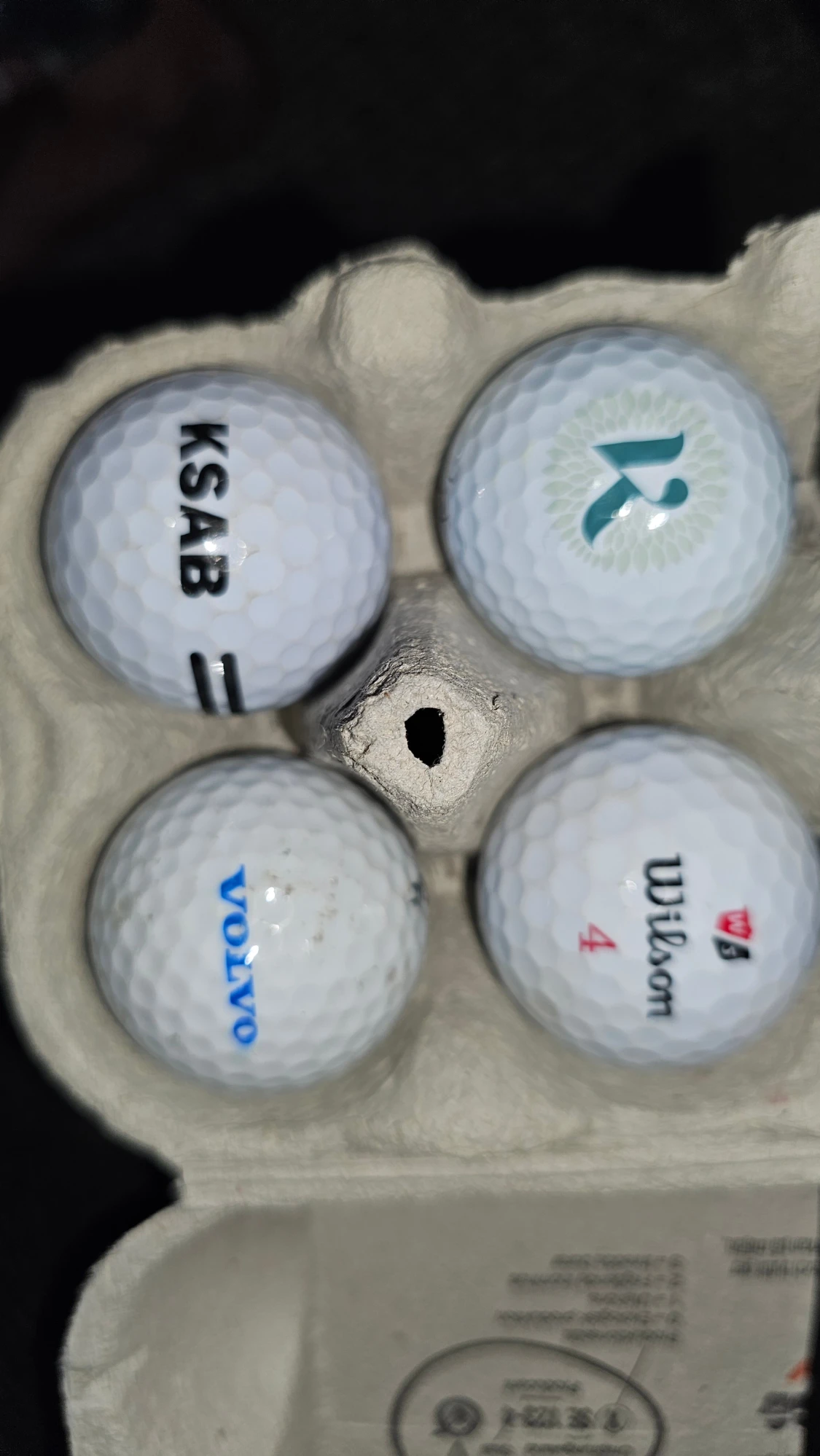 4st golfbollar paket  - 1