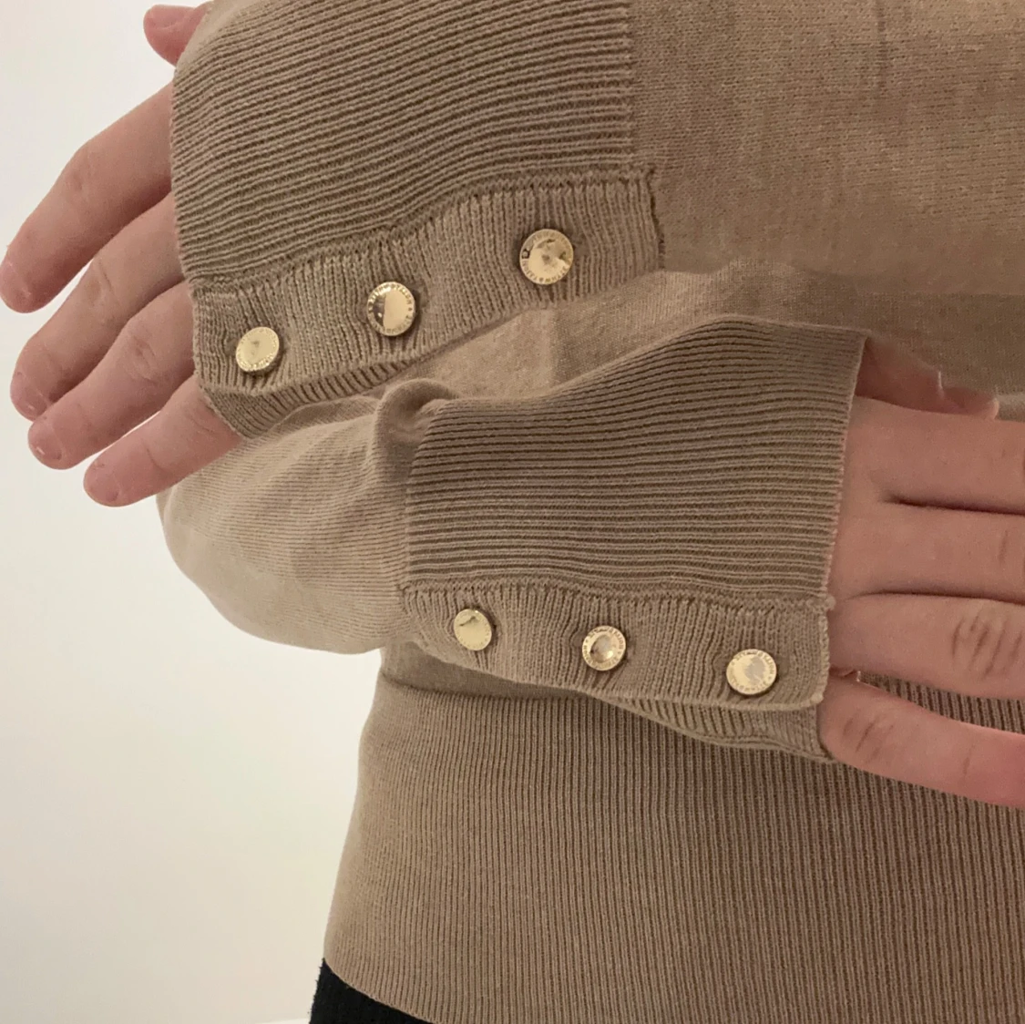 Beige polotröja Holly & Whyte XS - 1