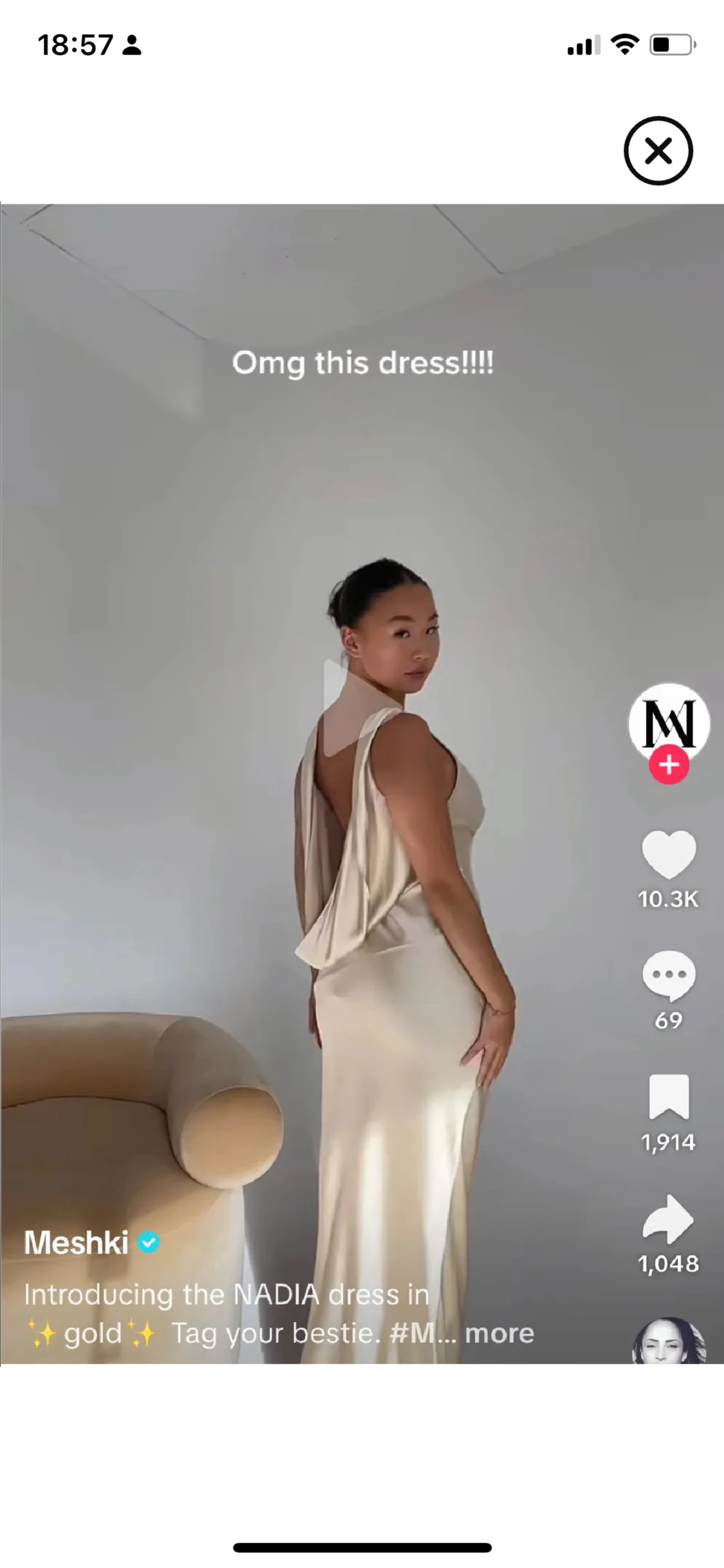 Meshki klänning - 2