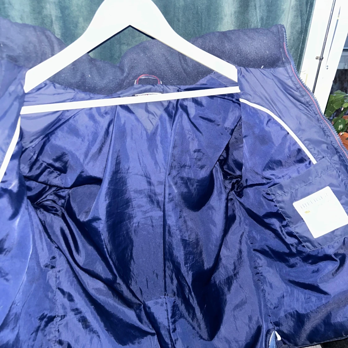 Blå pufferjacka Tommy Hilfiger - 4