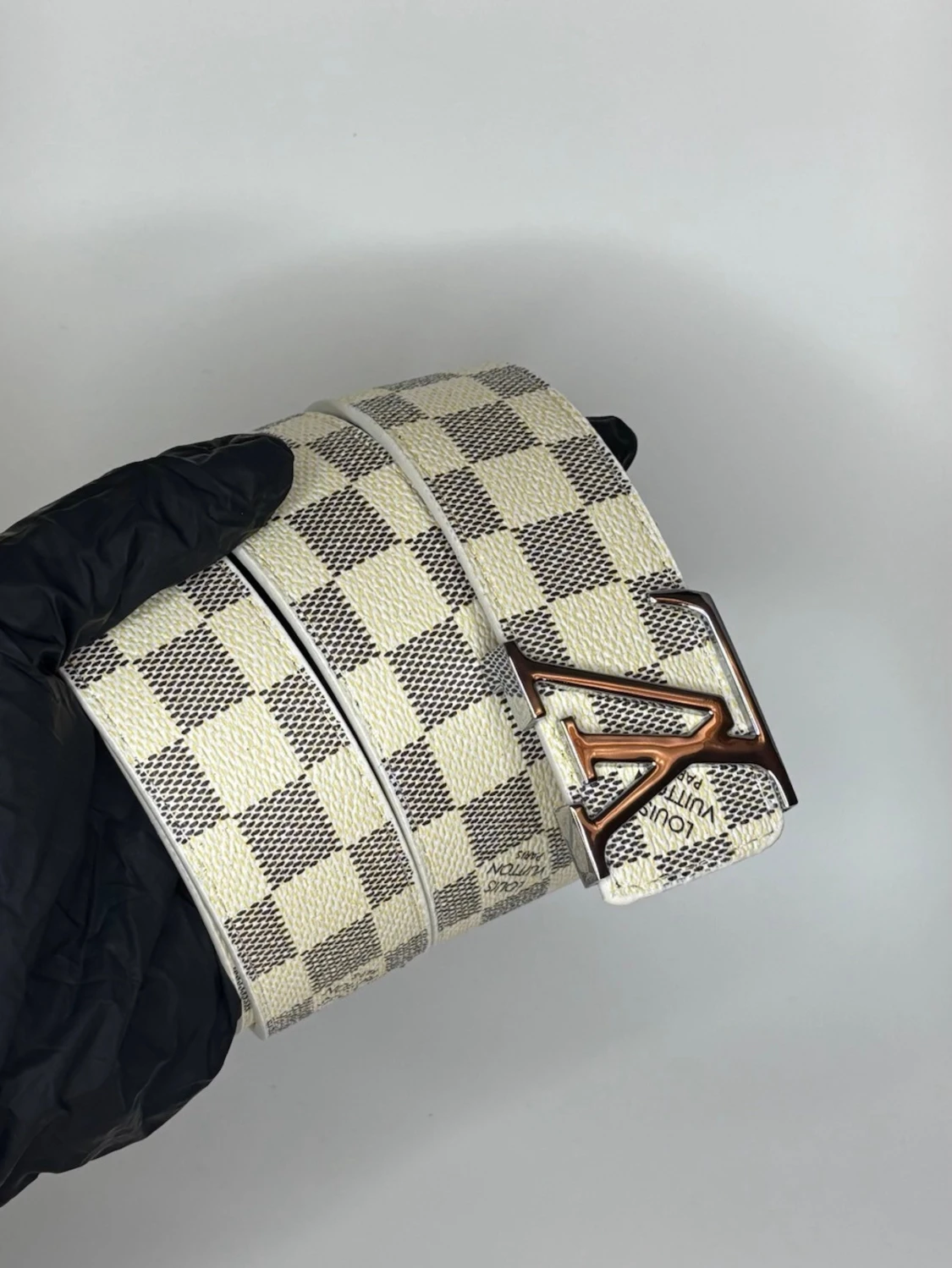 Vit h bälte rutig - 2