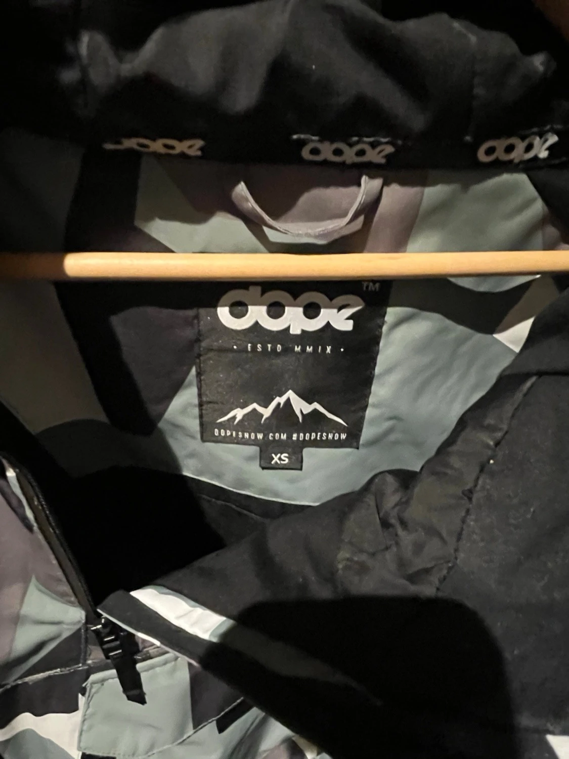 Camouflage vindjacka från Dope XS - 2