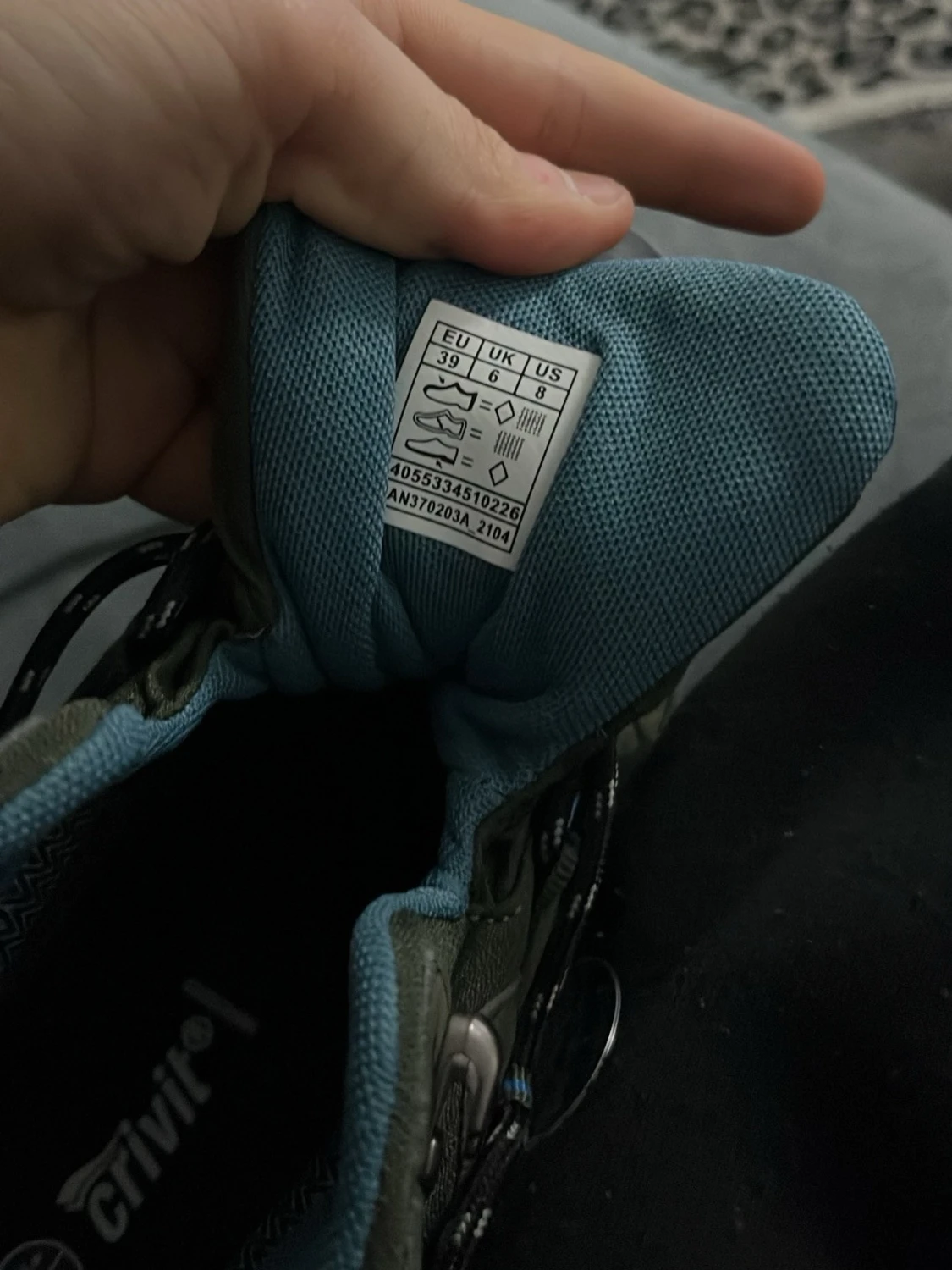 Gröna kängor från Crivit strl 39 - 2