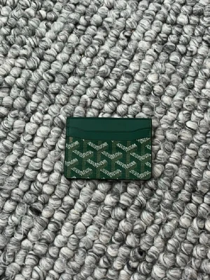 Grön korthållare - Klassiskt mönster