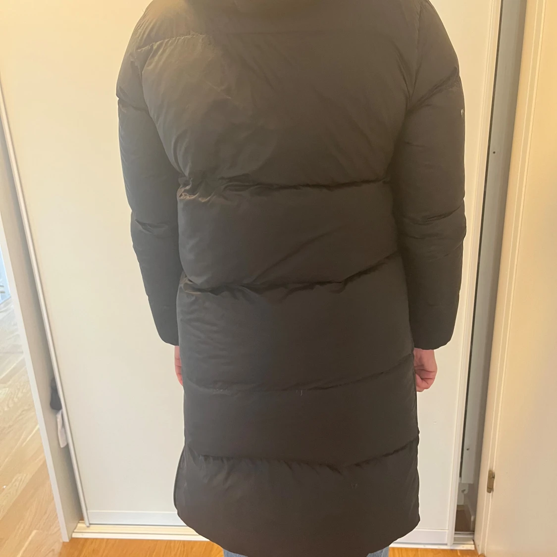 Svart lång dunjacka Cross Sportswear - 1