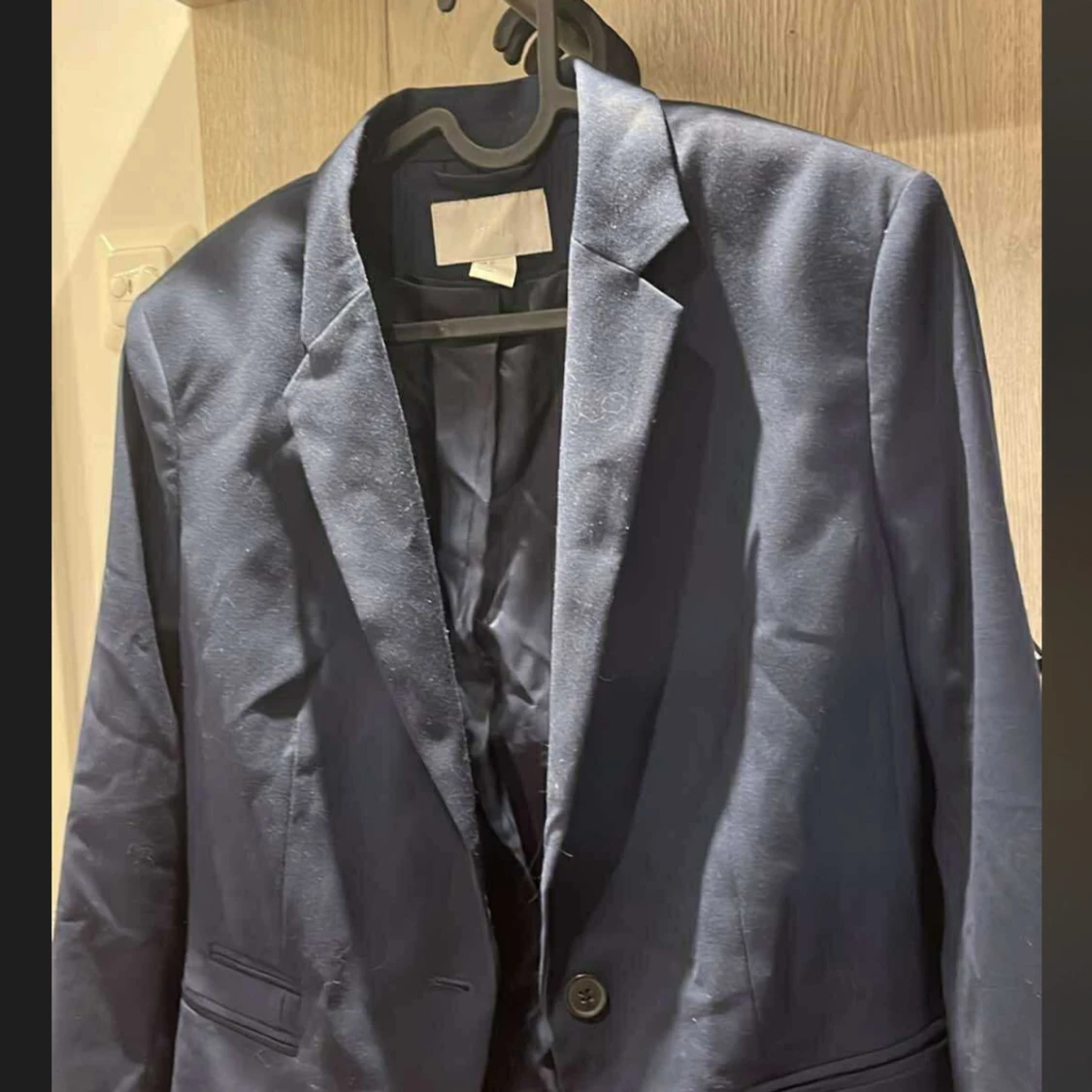 Svart jackpaket med biker- och kavajstil - 4