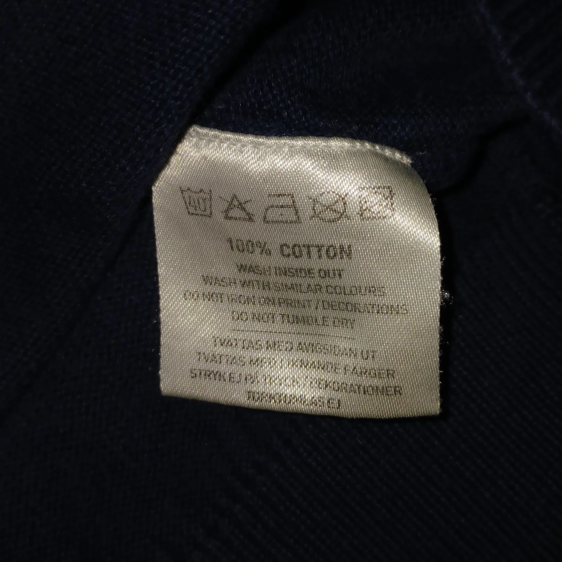 Mörkblå stickad tröja från MARQY - 4