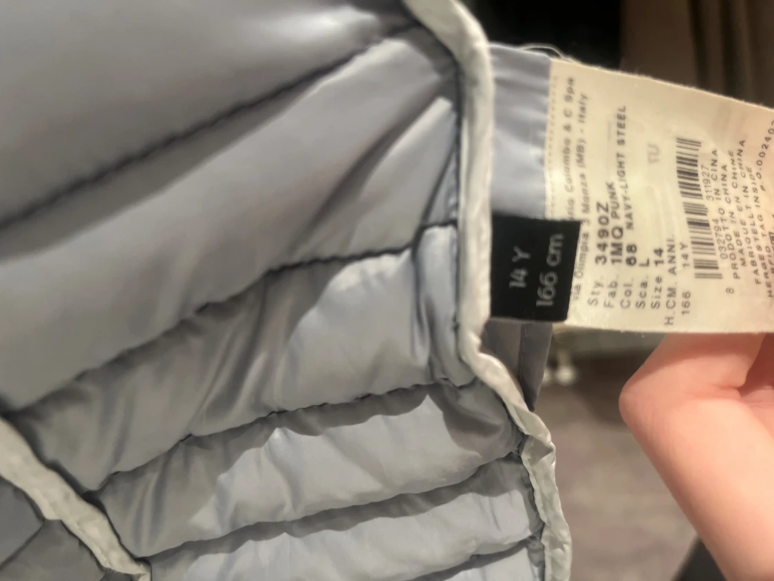 Mörkblå Colmar pufferjacka 14Y  - 2