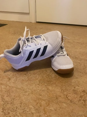 Vita sportskor  - Ett par vita sportskor som har använts några gånger. 