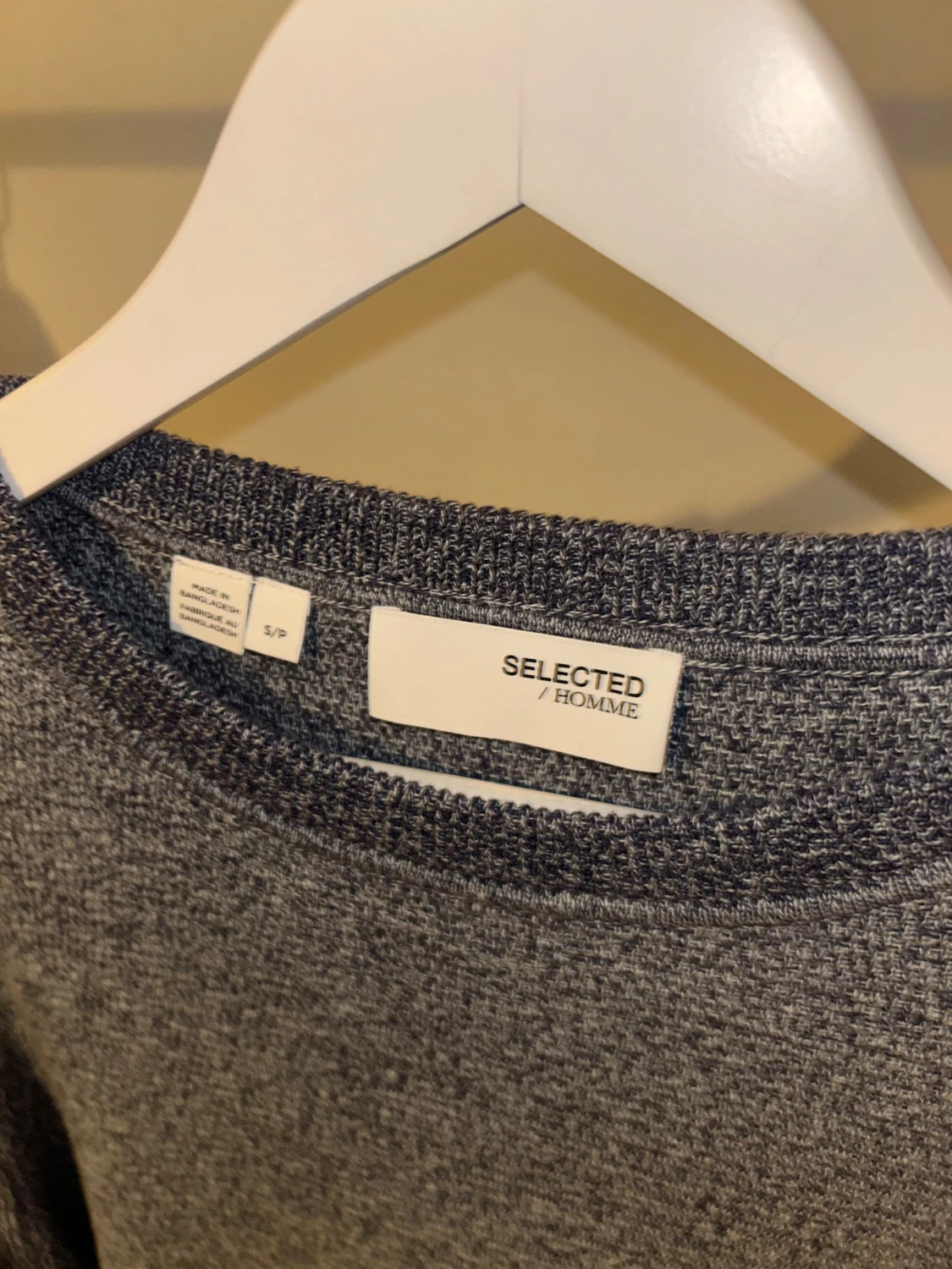 Blå stickad tröja från Selected Homme - 1