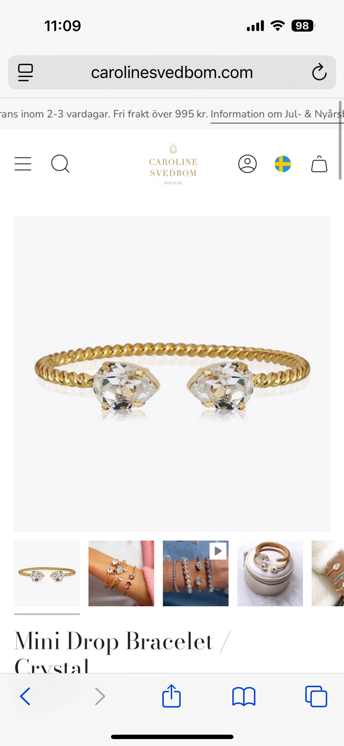 Caroline svedbom armband