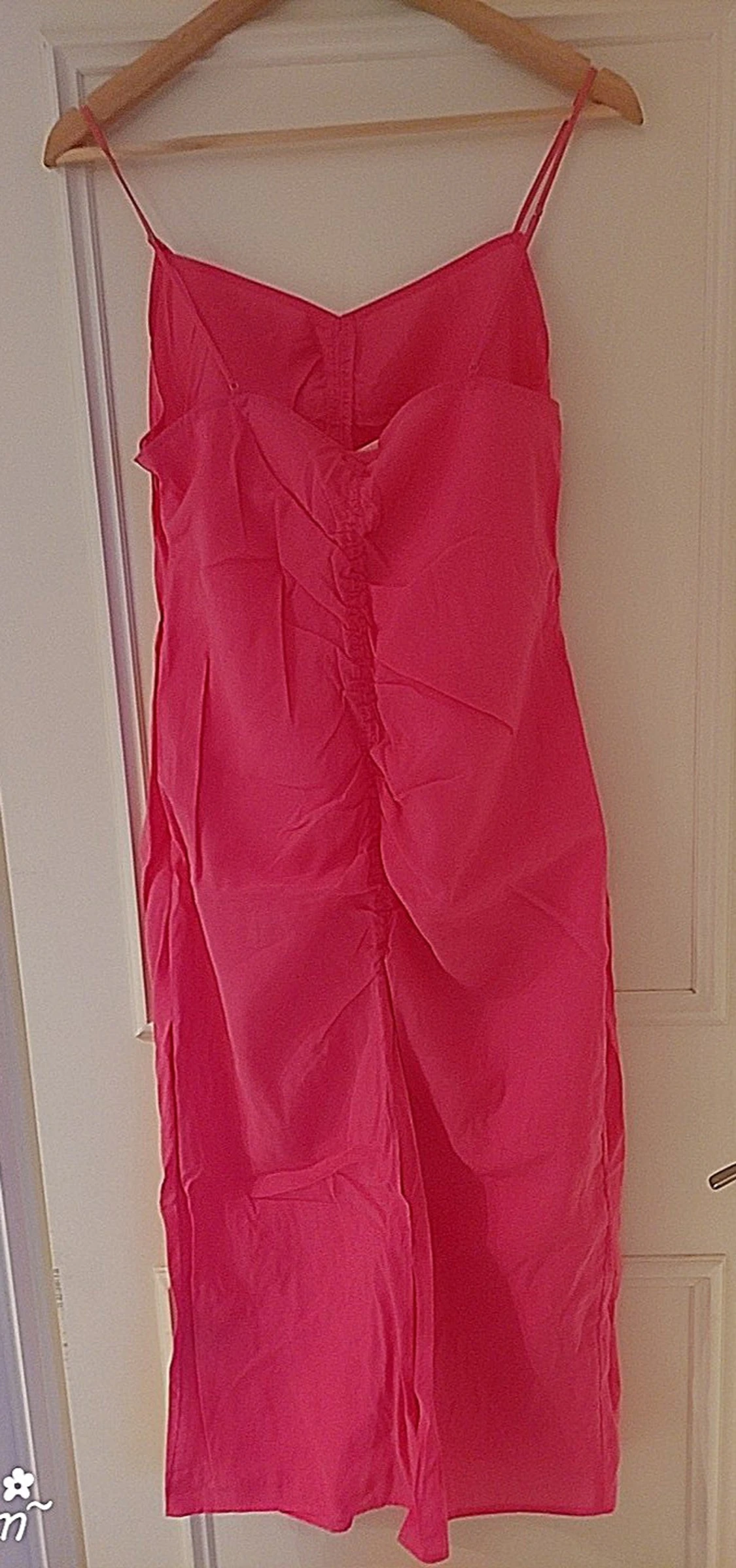 Rosa långklänning från H&M Conscious