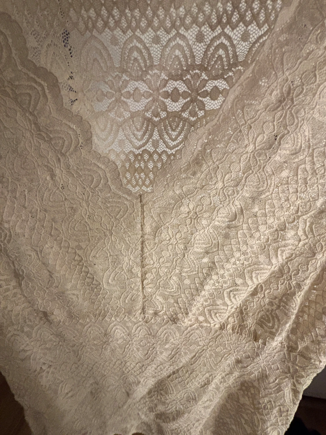 Beige spets topp från Vila  - 1