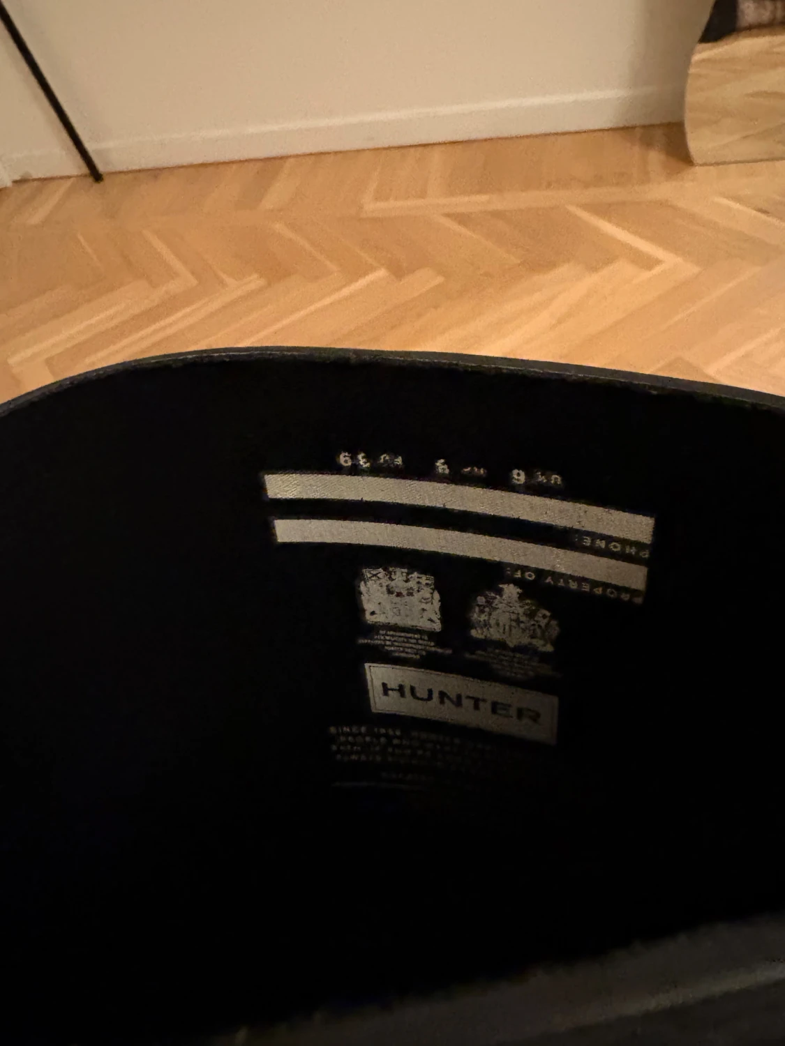 Svarta höga gummistövlar från Hunter - 3