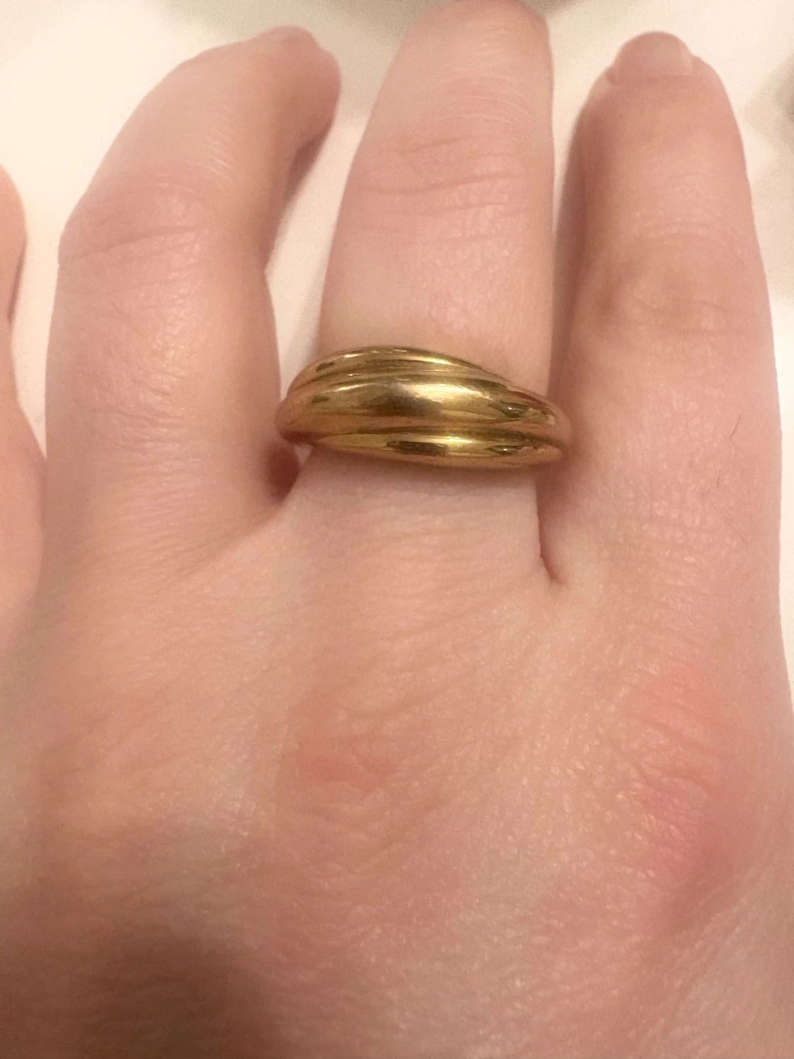 Guldfärgad ring från Edblad - 1