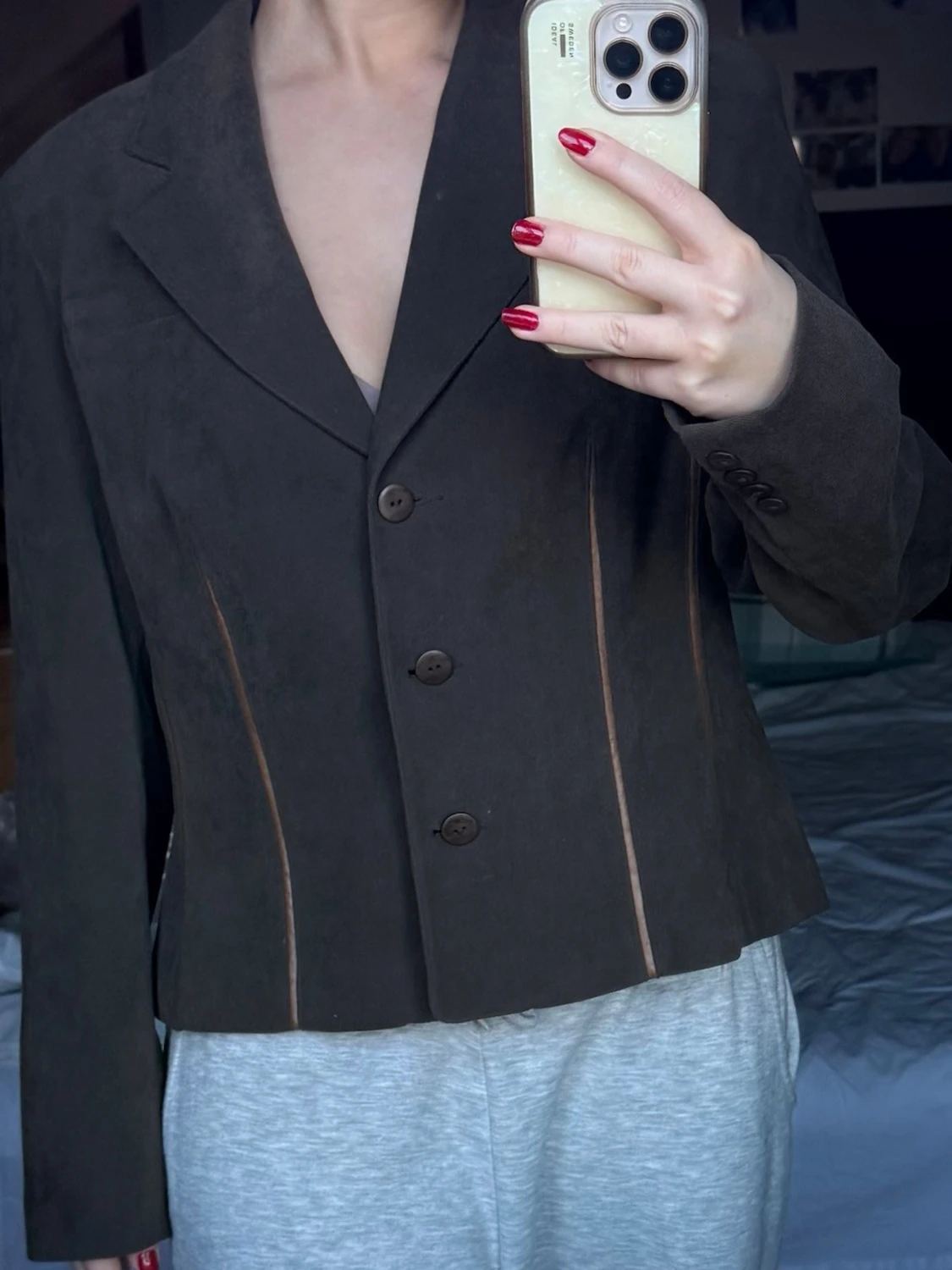 Brun kavaj från ADA Fashion - 1