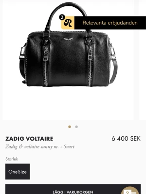 Väska  Zadig & Voltaire - Super snygg väska som tyvärr inte kommer till användning🥰väldigt bra skick! Nypris: 6400 kr mitt pris: 3000