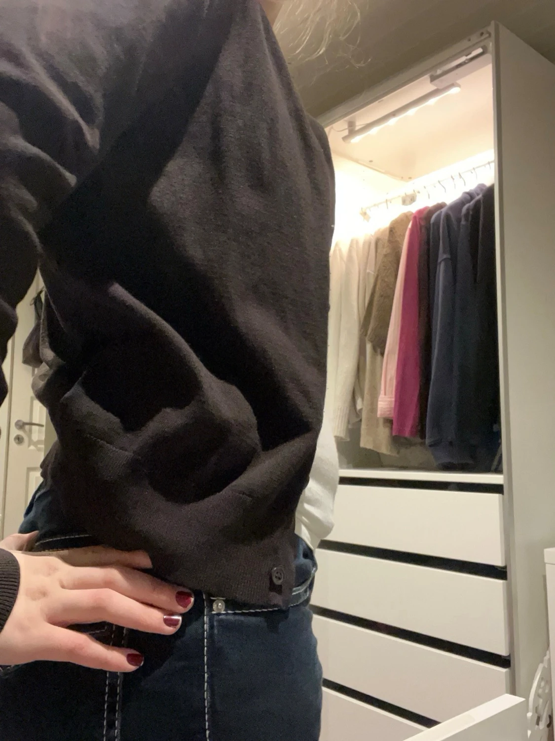 Brun kofta med knappar - 1