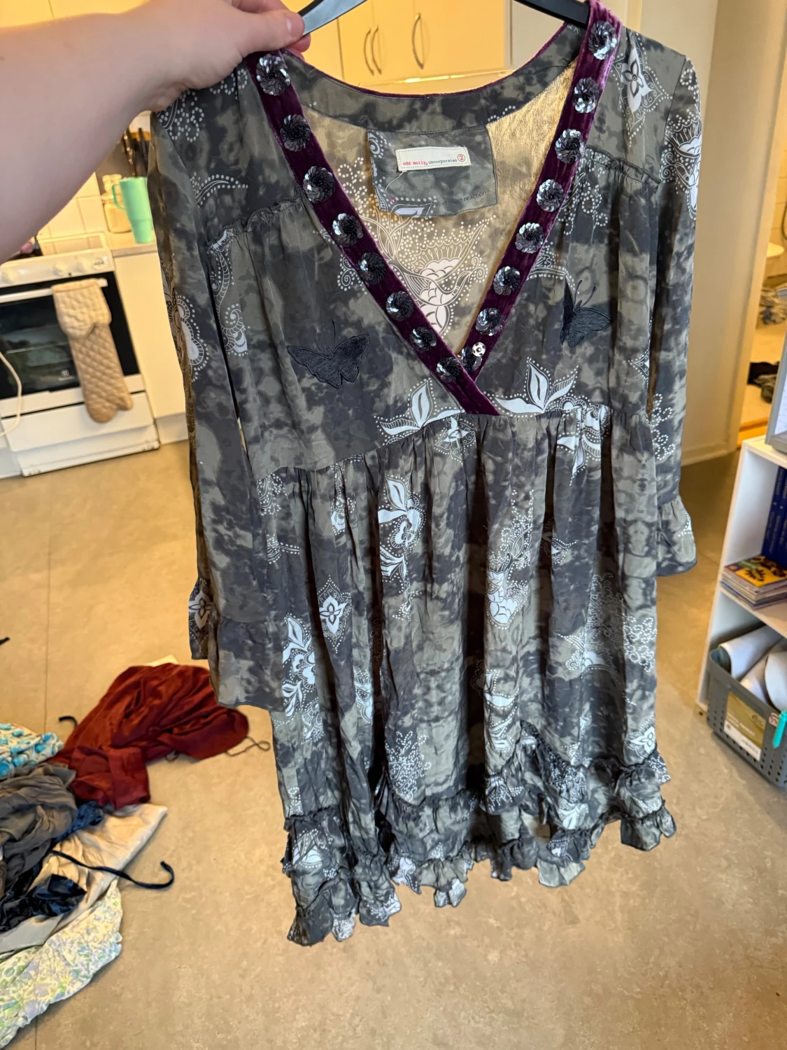 Odd Molly mönstrad kortklänning - 6