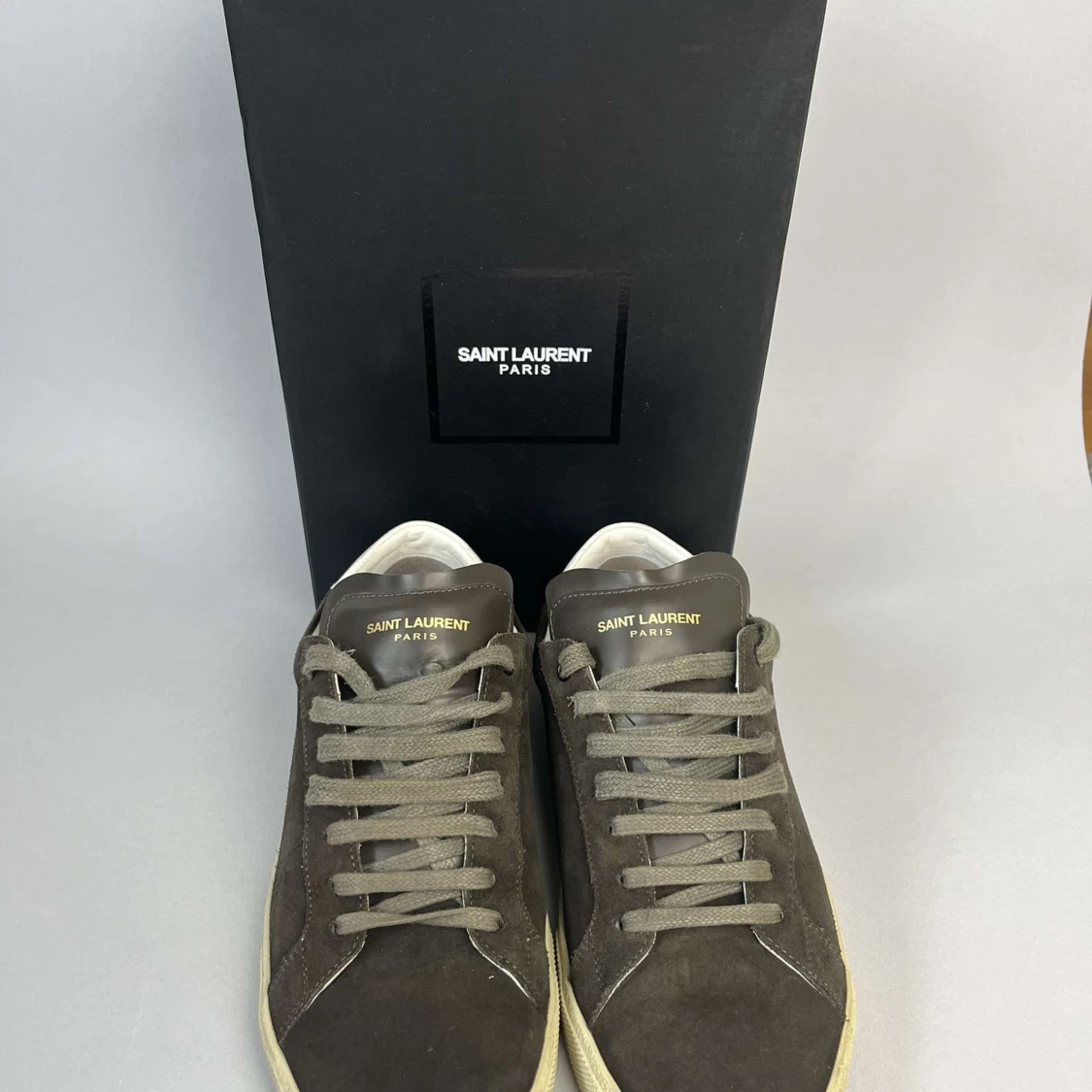 Bruna Saint Laurent sneakers i mocka - 1