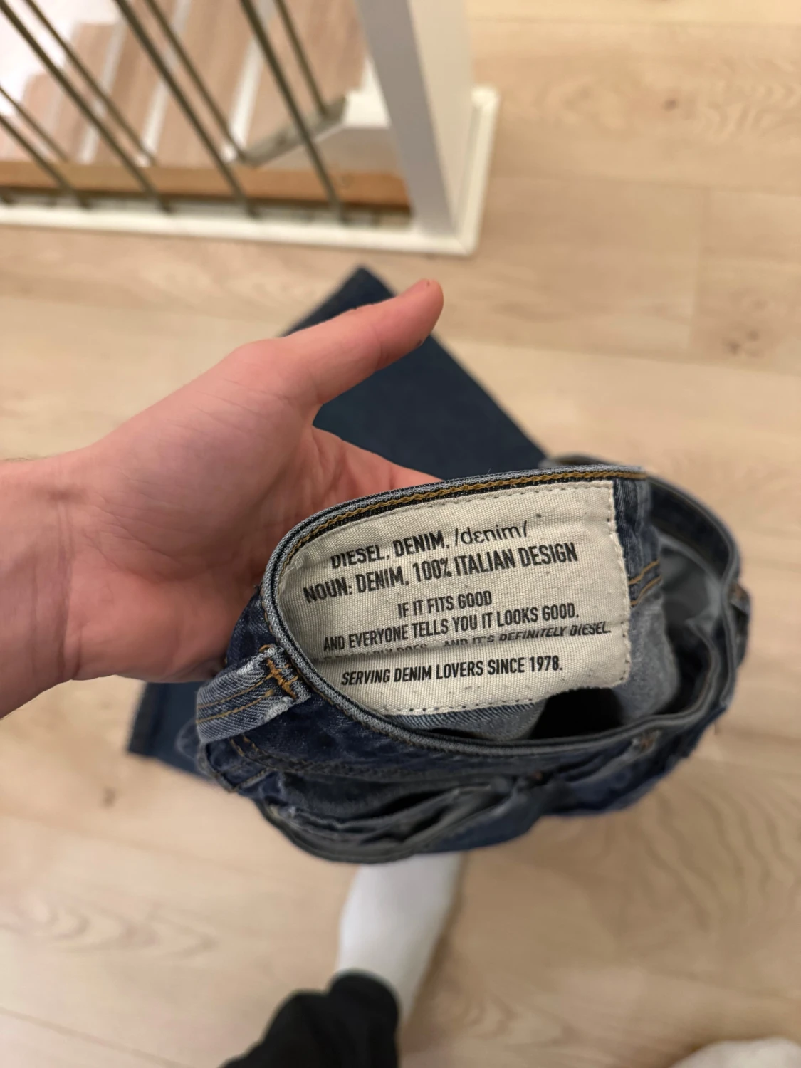 Blå jeans från Diesel, storlek 31 - 2