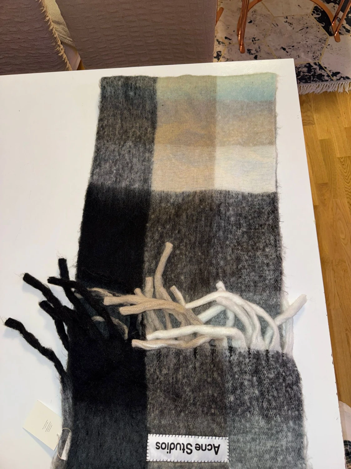 Rutig ullväst från Acne Studios - 1