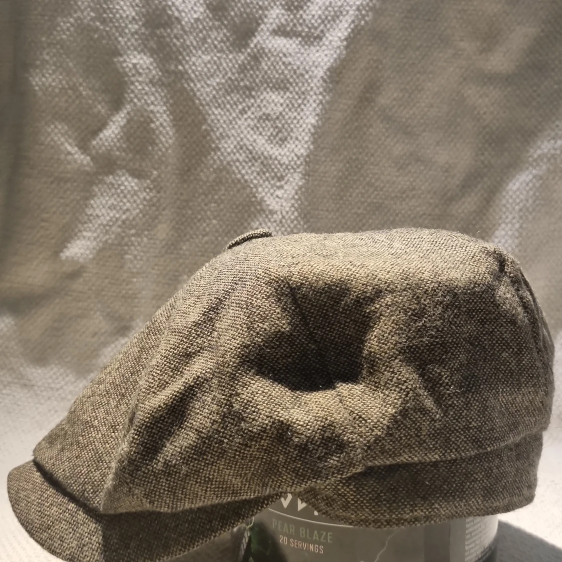 Grå newsboy keps från Heritage Traditions