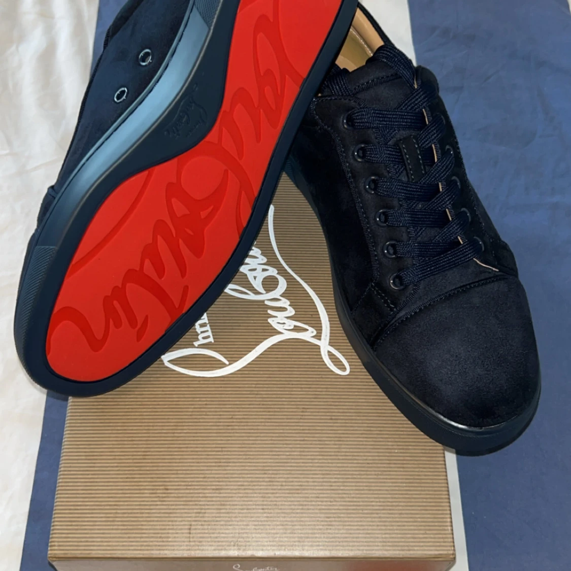 Christian Louboutin svarta sneakers  - 1