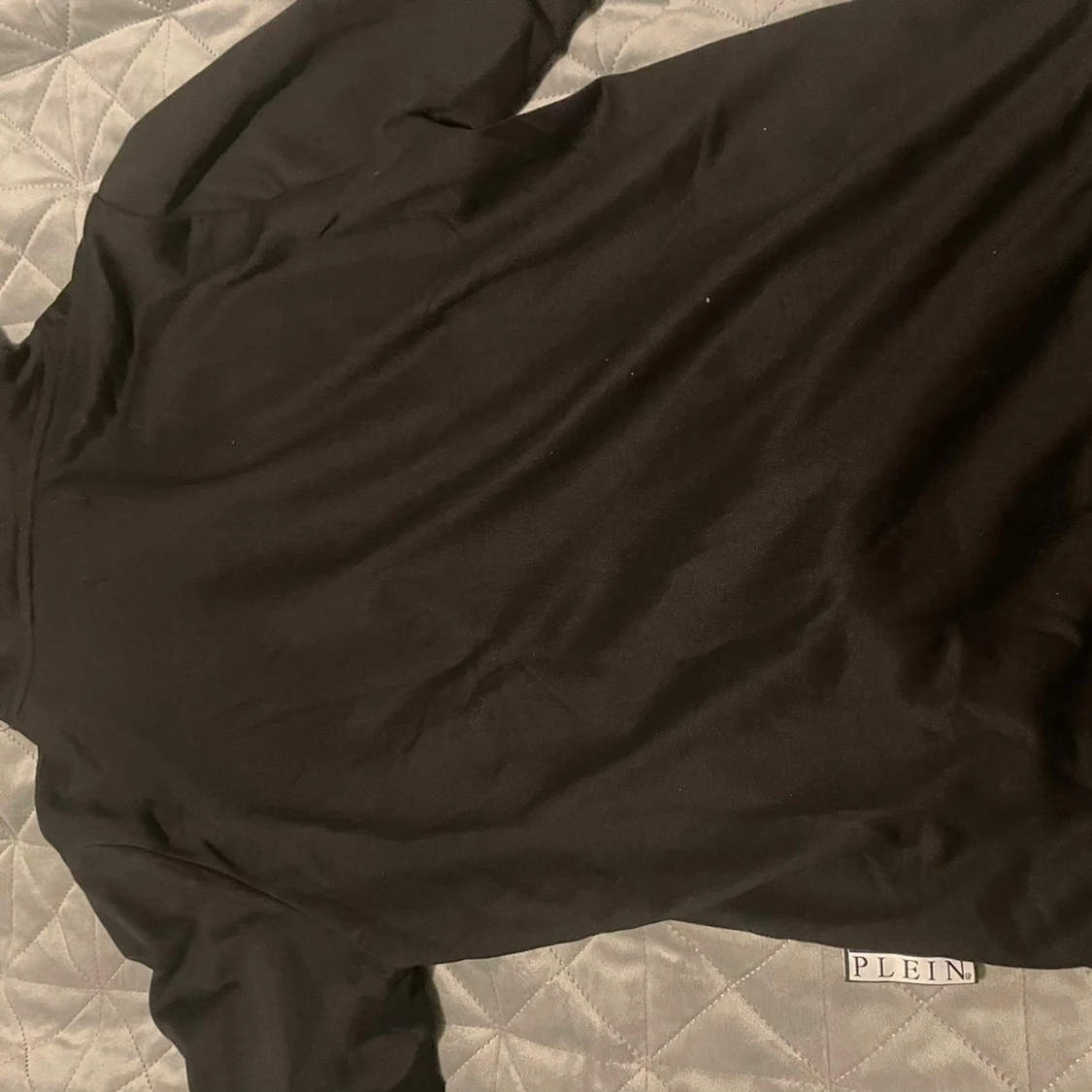 Svart hoodie med döskalle från Philipp Plein - 1