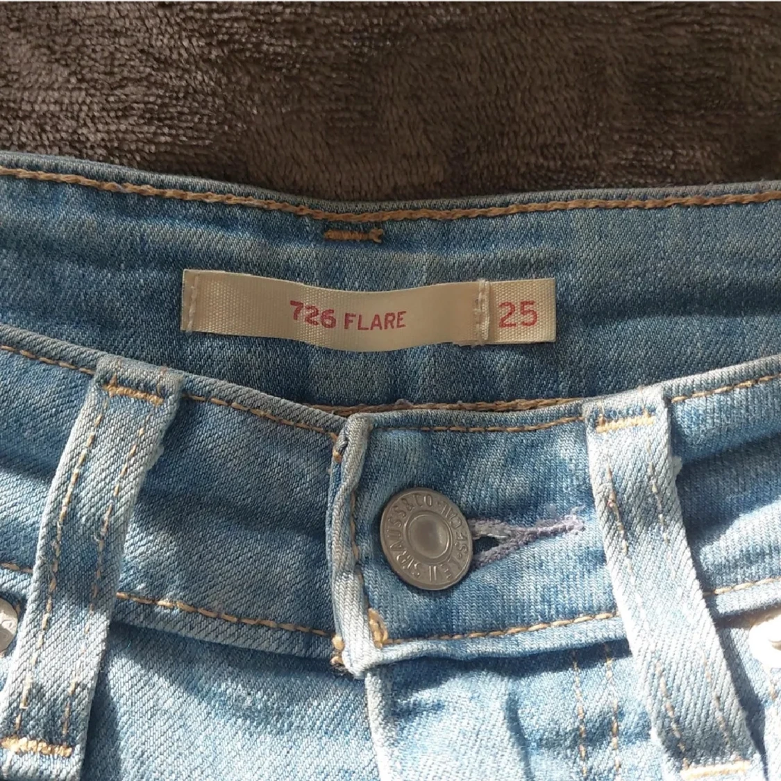 Levi's 726 Flare ljusblå jeans - 2