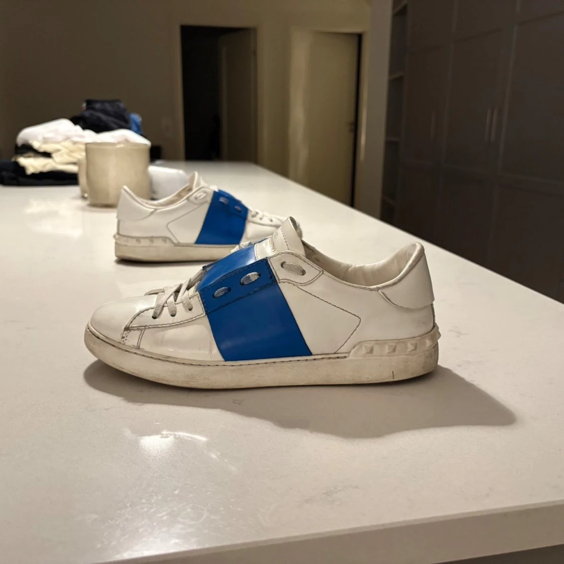 Valentino Garavani Open sneakers vit/blå - 2