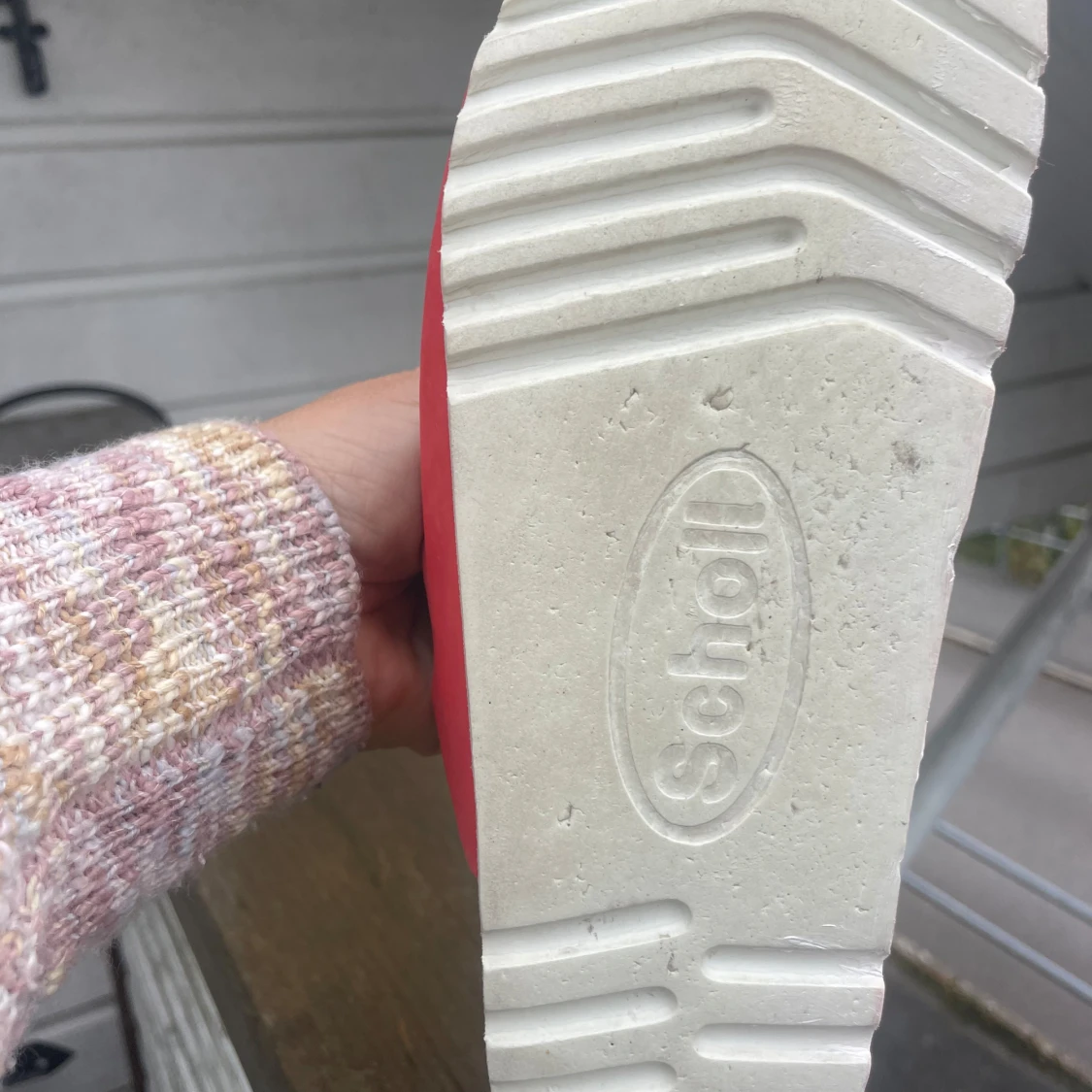 Röda sandaler från Scholl, strl 38 - 2