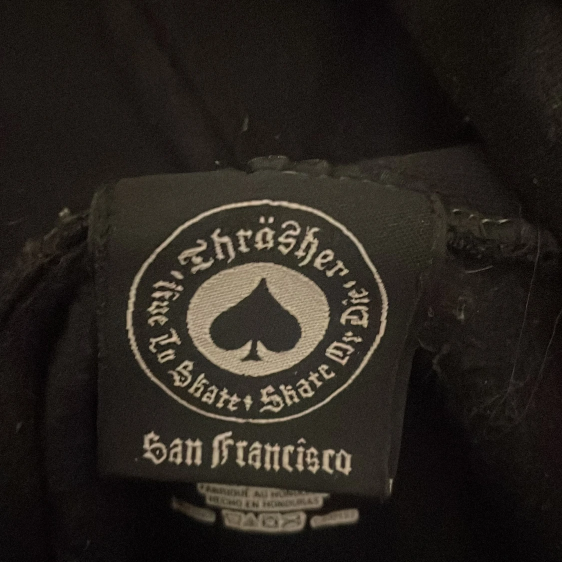 Svart Thrasher hoodie med tryck - 3