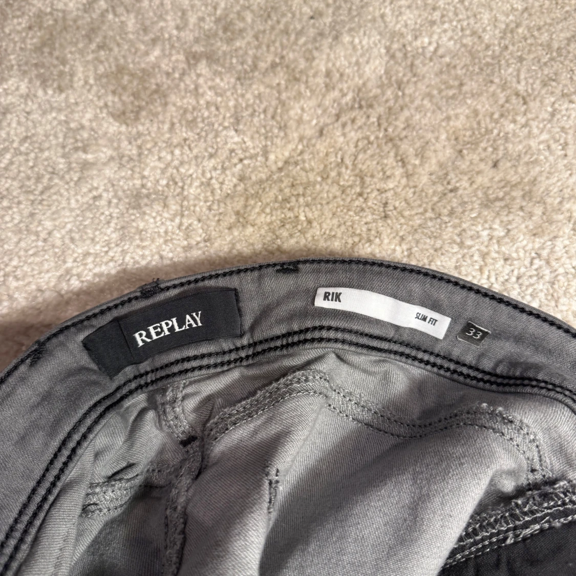 Grå Replay jeans slim fit - 2