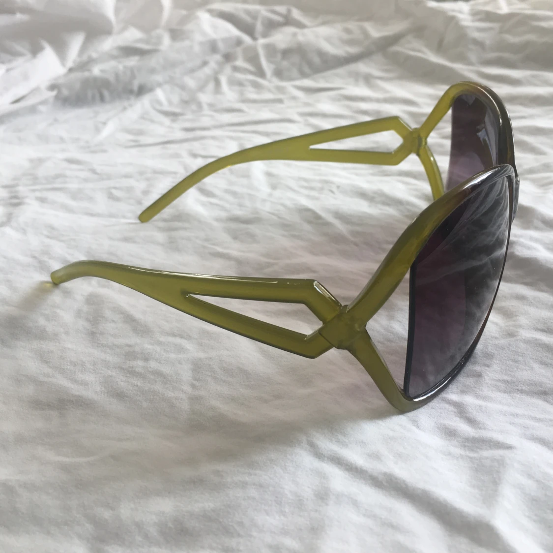 Retro solglasögon grön/ svart/ smycken/ accessoarer  - 4