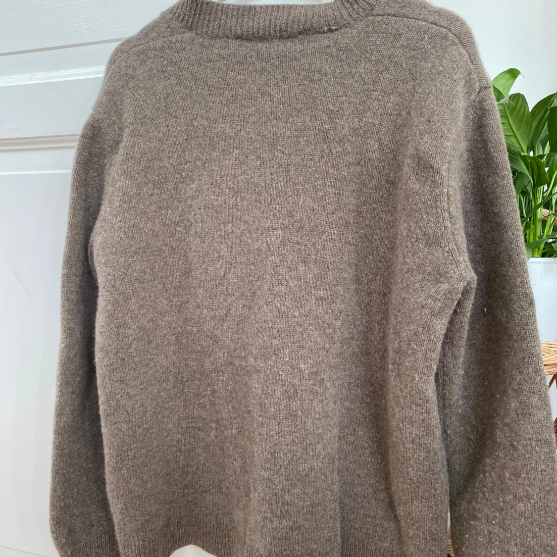 Beige kofta i lammull från A Day's March - 1