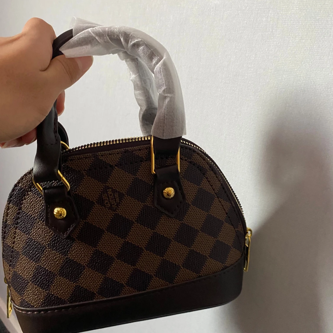 Louis Vuitton Damier handväska brun - 2