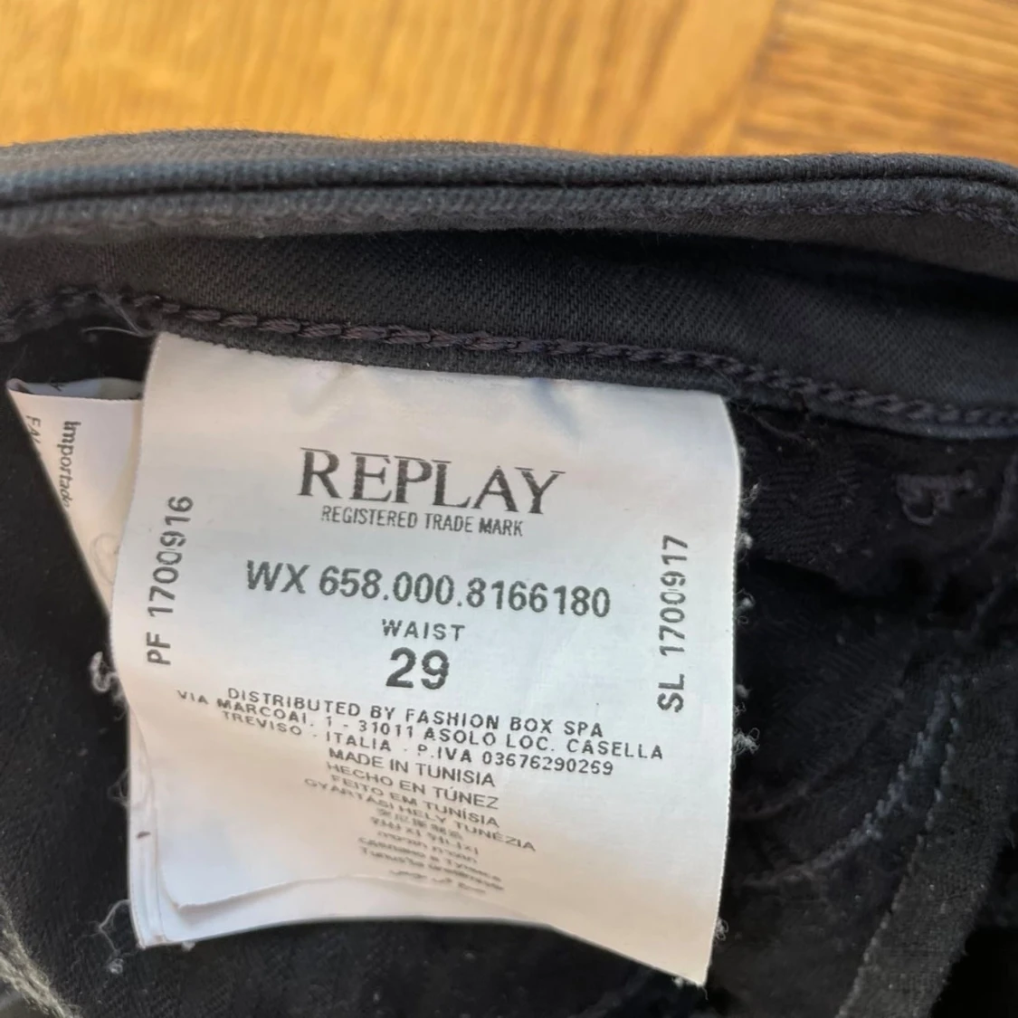 Replay Hyperflex svarta jeans, W29 - 3