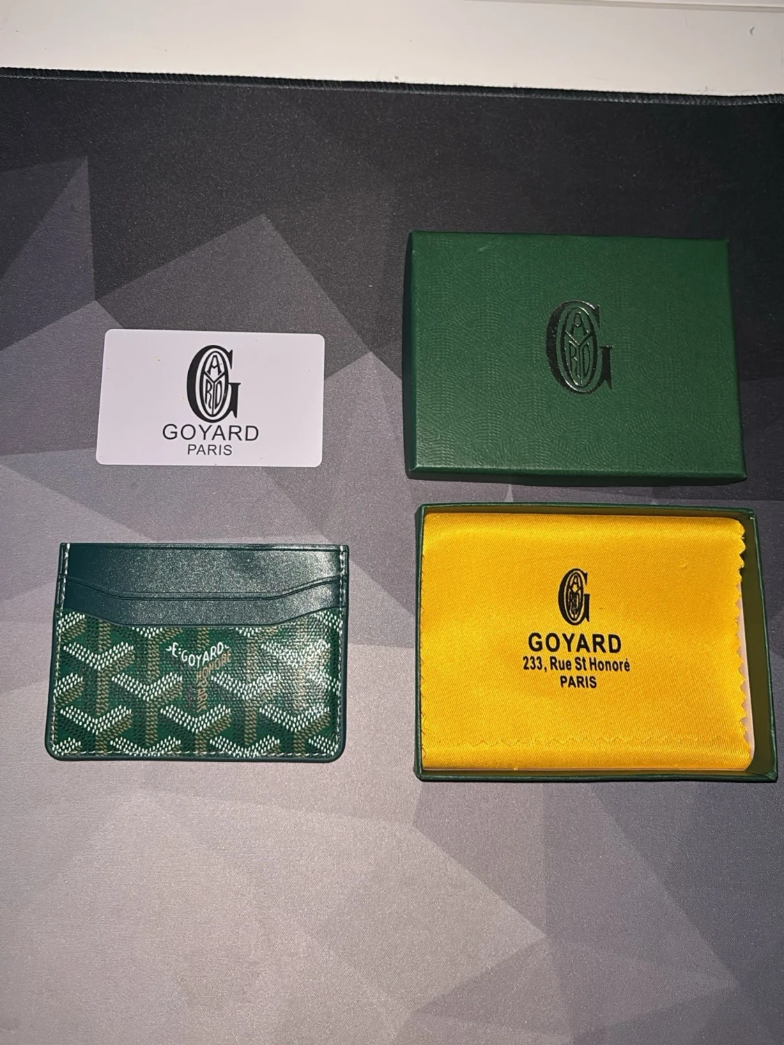 Grön Goy4rd plånbok - 2