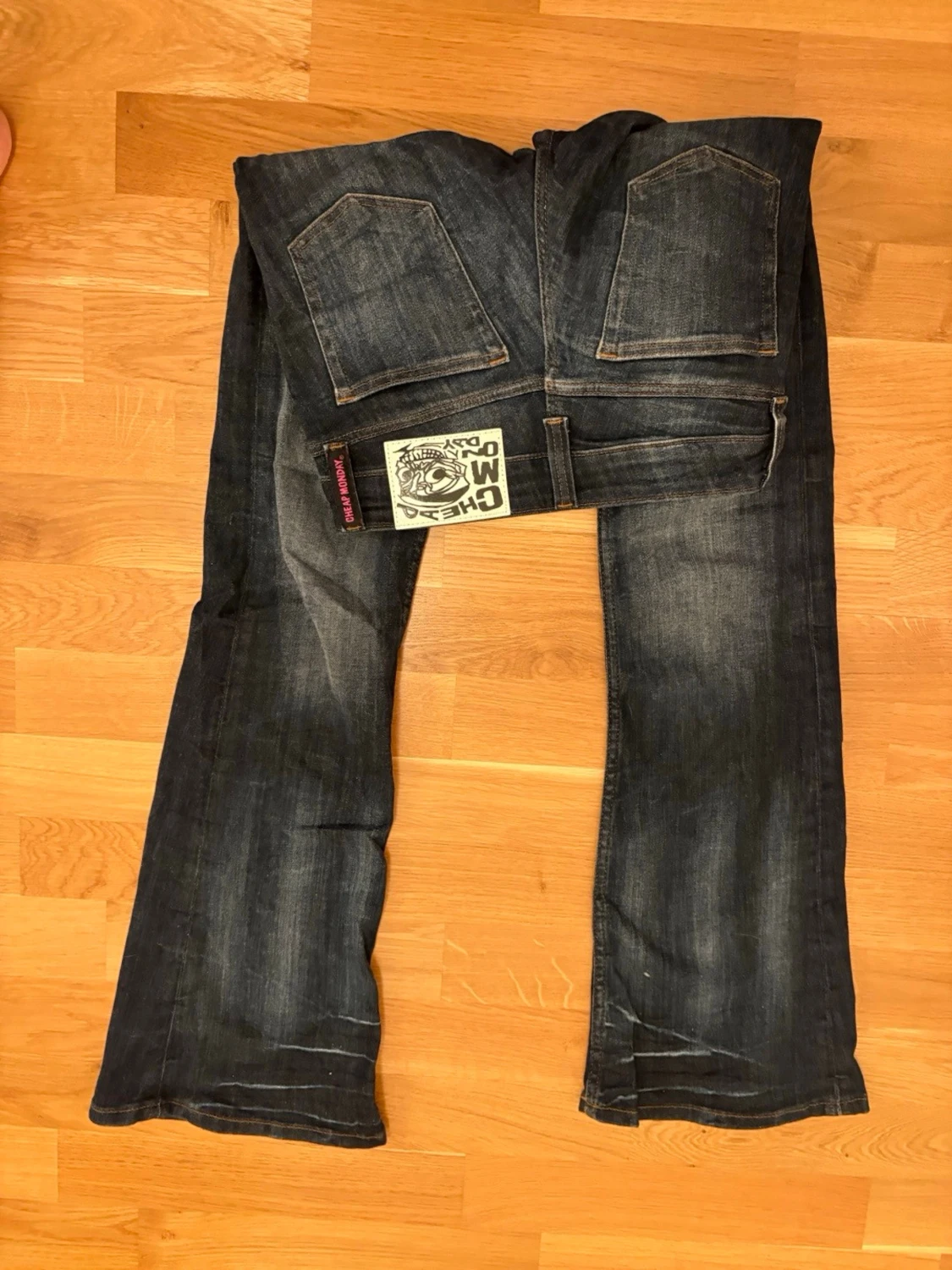 Mörkblåa weekday jeand - 3