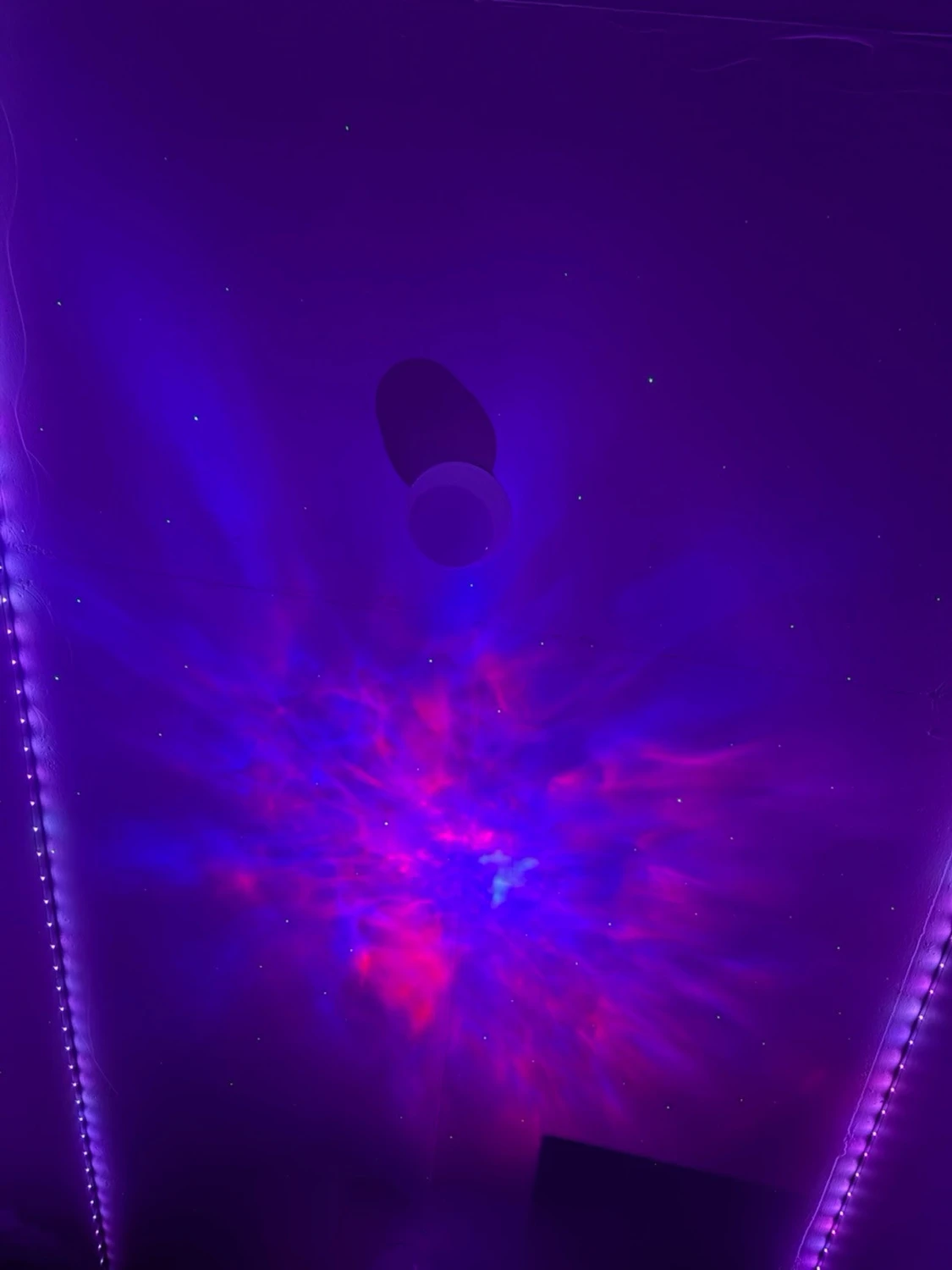 Astronaut lampa med LED-projektion - 3