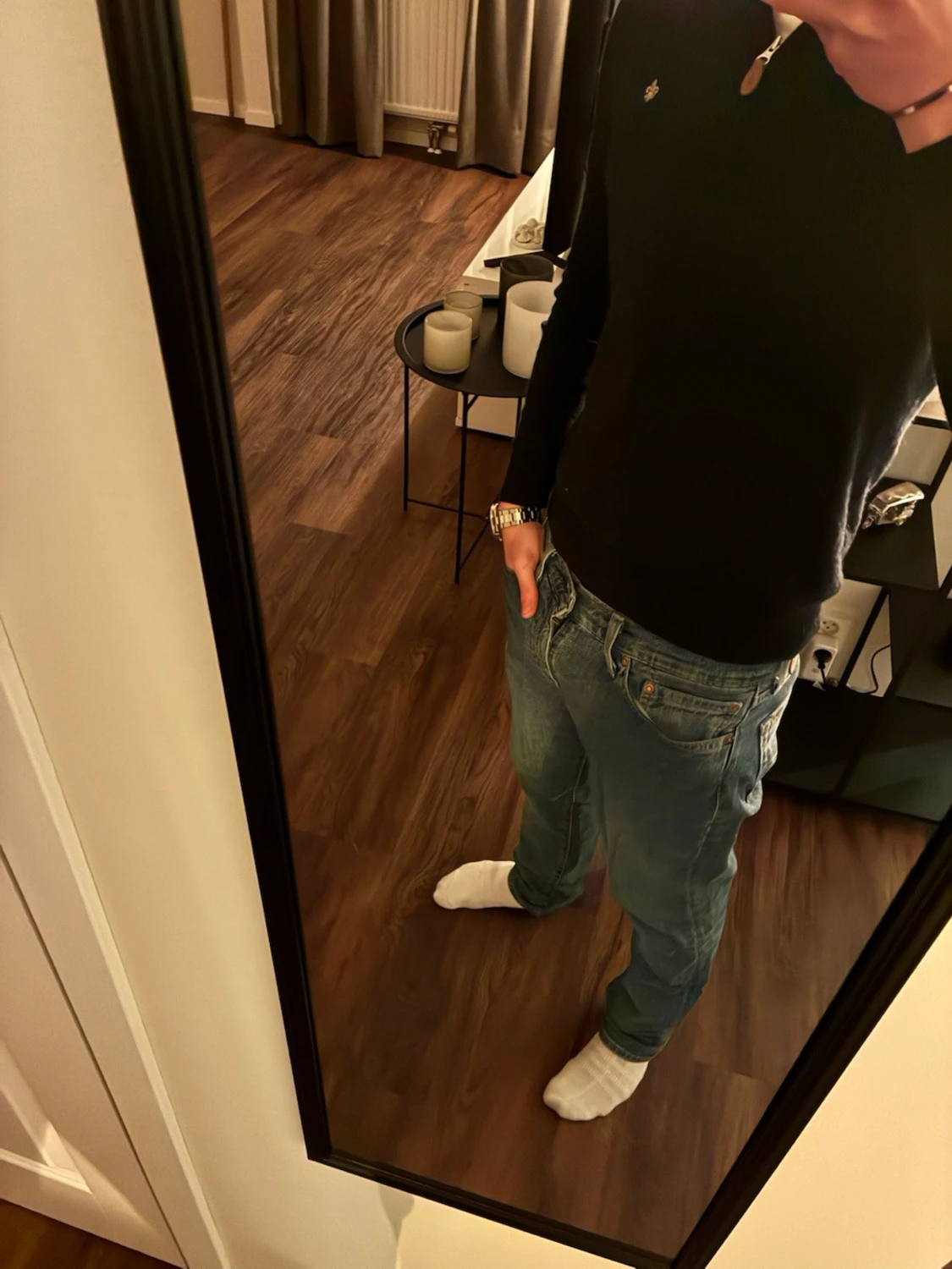 Blå raka jeans från Levi's 511