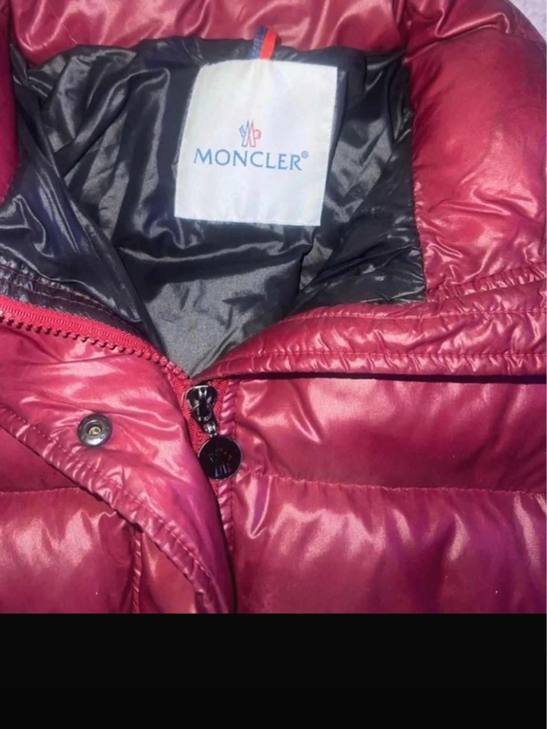 vinröd moncler jacka - 3